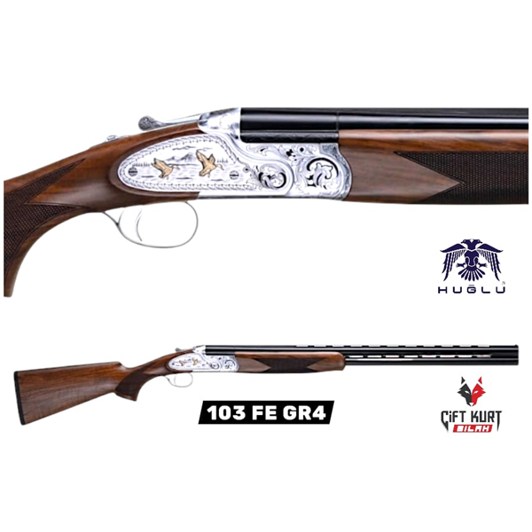 Huğlu 103 FE GR4 12 Süperpoze Tek Tetik Ejektörlü Av Tüfeği